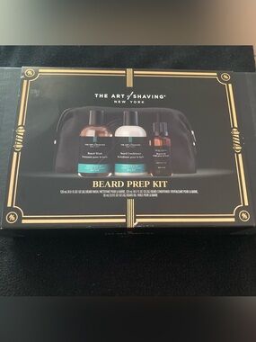 The Art of Shaving Beard Prep Kit — Black